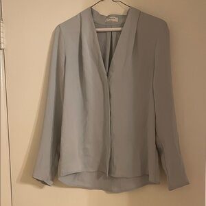 Aritzia Light Gray Women's Blouse